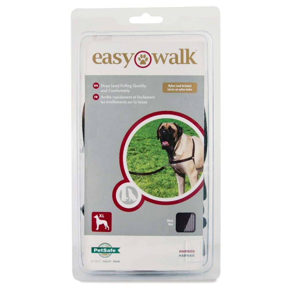 EasyWalk Harness Extra Large Dog Black PetSafe